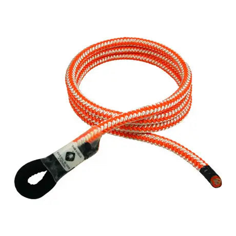 Climb Right 1/2" x 5 ft Orange Split Tail w/ "Ninja Sheath" Eye