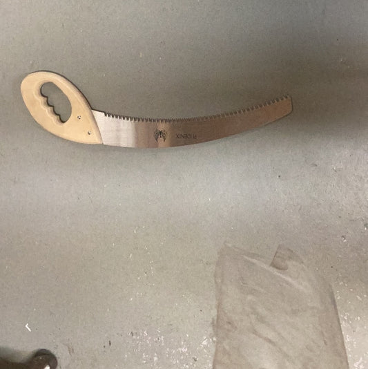 15" CURVED PHOENIX WOOD D STYLE HANDLE, HAND SAW