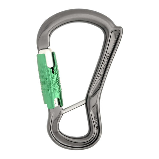 DMM CEROS LOCKSAFE ALUM CARABINER WITH CAPTIVE BAR