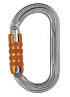 PETZL OK TRIACT-LOCK ALUMINUM CARABINER OVAL