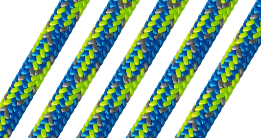 ALL GEAR Blue Craze 2 - 24-Strand Polyester-CLIMB LINE : 11.8mm
