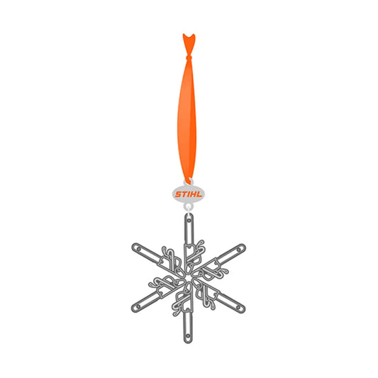 STIHL Chainsaw Snowflake Ornament