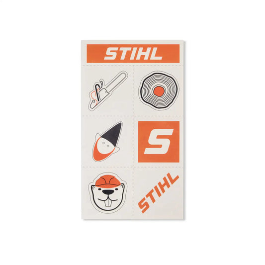 Stihl Temporary Tattoo Sheet