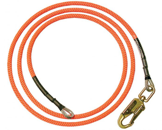 CLIMB RIGHT WIRE CORE LANDYARD WITH SWIVEL SNAP