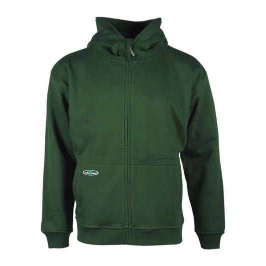 ARBORWEAR Forest Green Cotton Double Thick Hooded Full Zip Sweatshirt